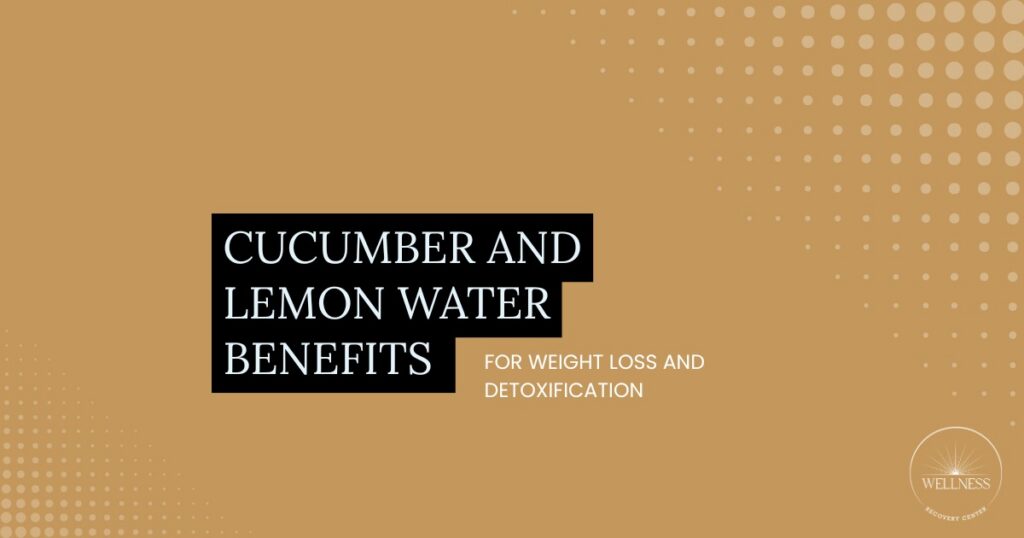 Glass of cucumber and lemon water with fresh cucumber slices and lemon pieces showing a natural detox and weight loss drink